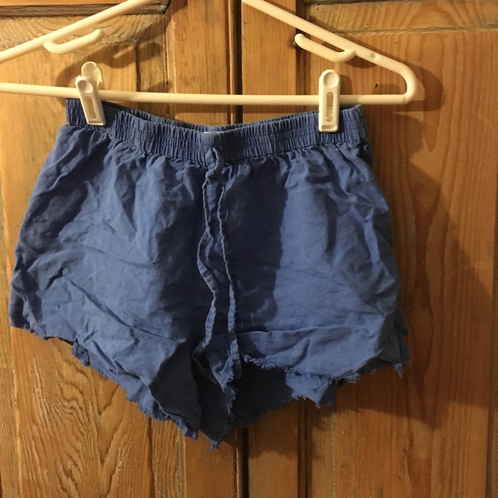 Blue shorts